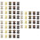 300Sets Assorted Color Rivets Kit Double-Sided for DIY Repairs 7