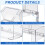 5Pcs Wear-Resistant Plastic Socket Box Cover Double Slot Waterproof 6