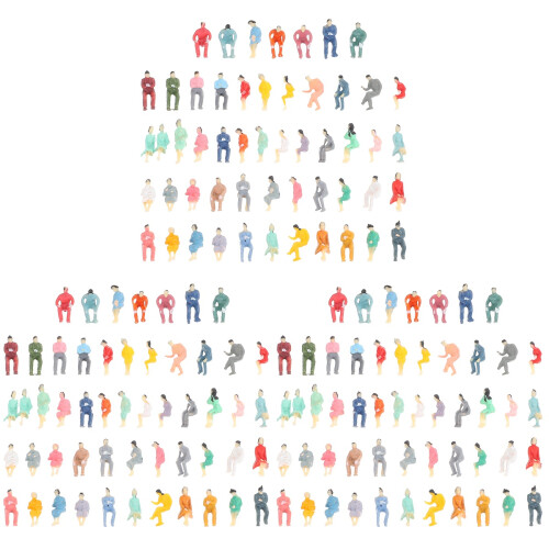 300Pcs Colored Mini Human Models for DIY Micro Landscape and Display 1
