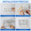 5Pcs Wear-Resistant Plastic Socket Box Cover Double Slot Waterproof 7
