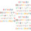 300Pcs Colored Mini Human Models for DIY Micro Landscape and Display 6