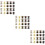 300Sets Assorted Color Rivets Kit Double-Sided for DIY Repairs 8