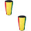 2Pcs Assorted Color Oxford Cloth Waterproof Drum Storage Bag 6
