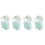 4Pcs Formula Holder for Travel PP Silicone Moisture Proof 6