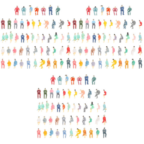 300Pcs Colored Mini Human Models for DIY Micro Landscape and Display 2