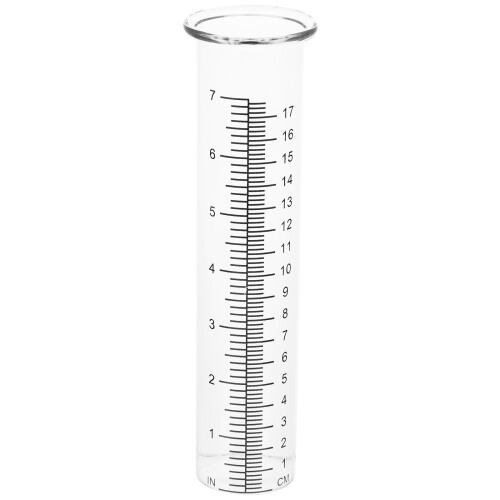 6Pcs Practical Transparent Rain Gauge Tool for Climate and Meteorology