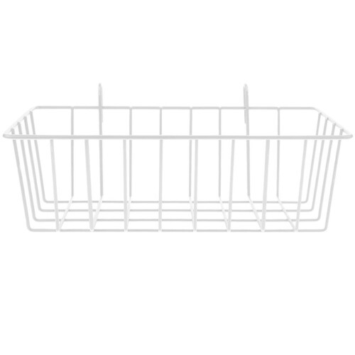4Pcs White Iron Rabbit Feeders Hanging Rack Practical Bunny Holders