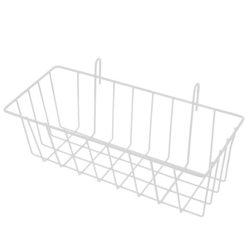 4Pcs White Iron Rabbit Feeders Hanging Rack Practical Bunny Holders 2