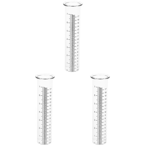 6Pcs Practical Transparent Rain Gauge Tool for Climate and Meteorology 1