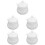 5Pcs Household White Ceramic Sugar Canisters with Lids Kitchen Storage 8