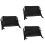 3Pcs Black Oxford Stroller Bottom Storage Bags Universal Organizer 8