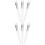 6Pcs Nylon Nose Shadow Brushes White for Precise Nose Contouring 7