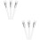 6Pcs Nylon Nose Shadow Brushes White for Precise Nose Contouring 8