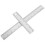 16Pcs Metal Ruler Silver Cork Backed Precise Drawing Tool for Students 3