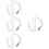4Pcs Stylish Pendant Necklace with Copper Plated Bottle 5