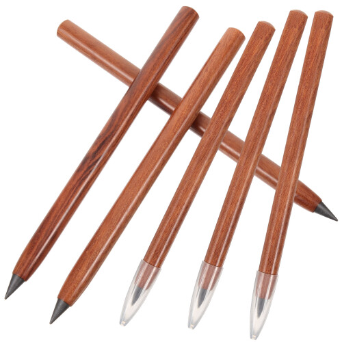 12Pcs Durable Ergonomic Wood Everlasting Pencils for Writing Drawing