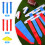 48Pcs Football Belts and Flags Set Durable Material for Player Use 8