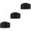 3Pcs Simple Style Black Chef Hats for Restaurant Kitchen Work 6
