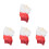 4Pcs Lightweight Folding Fans Professional Hand Fan for Square Dancing 4