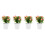 4Pcs Plastic Artificial Fruit Tree Potted Bonsai Colorful Indoor Decor 4