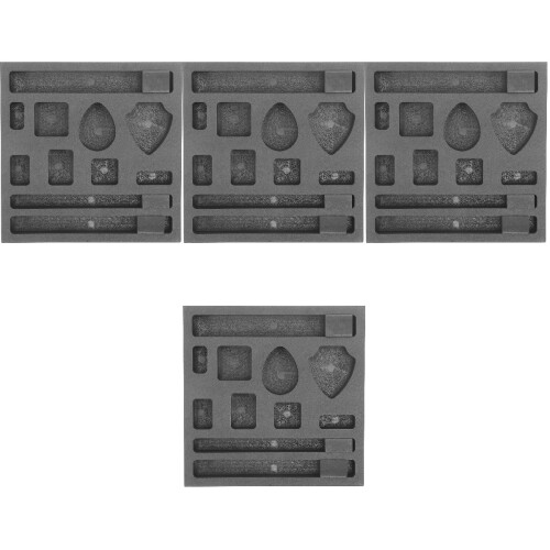 4Pcs Black Graphite Metal Ingot Molds for Lab Casting and Melting 2