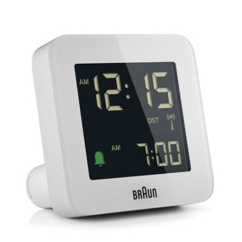 Braun Funkwecker - BRAUN - BC 09 W-DCF - Digital - LCD - Weiß