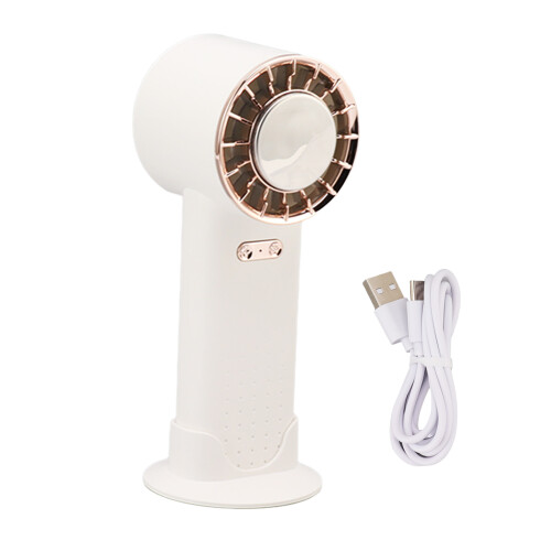 Mini genopladelig USB-bordventilator med 3 hastigheder