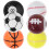 4Sets Durable Rubber Golf Balls Colored Training Practice Set 2