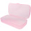 5Pcs Compact Pink Plastic Tray Box for Nail Clippers and Tools 3