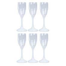 6Pcs LED Wine Flute Glasses Light up Cups Drinkware for Club Christmas
