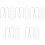 100Pcs Metal U-Shaped Hot Roller Clips Hair Styling Tools Silver 4