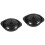 2Pcs Ceramic Stew Pots Black Household Cooking Pots with Lid 5
