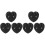 6Pcs Black ABS Adhesive Microphone Clips Plastic Mic Holders for Home 4