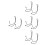 8Pcs Adjustable Black Hat Strap with Windproof Clip for Outdoor Hats 5