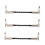 Mlins  3 Pcs Effect Cable Right Angle Cables Braided Shielding 6