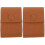 2Pcs Brown PU Protective Rangefinder Pouch for Outdoor Golfing Use 4
