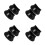8Pcs Saxophone Thumb Cushion Black Soft Silicone Finger Rest 8