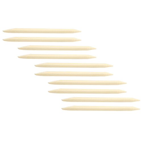 60Pcs Bamboo Scratch Pens for Kids Light Yellow DIY Art Tools 2