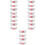 20St Dames Wing Haarclips Wit Stoffen Metaal Modieuze Haaraccessoires 9