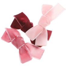 12St Roze Strik Haarclips Voor Comfortabele Zinklegering