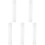 5St Office Liniaal Met Vergrootglas Plastic Meetinstrument Transparant 3