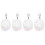 4Sets Clear Mini PVC Doll Storage Bag Backpack Hanging Portable Pouch 6