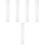 5St Office Liniaal Met Vergrootglas Plastic Meetinstrument Transparant 5