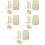 5Sets Training Reward Jar Khaki Met Stervorm Voor Kids 9