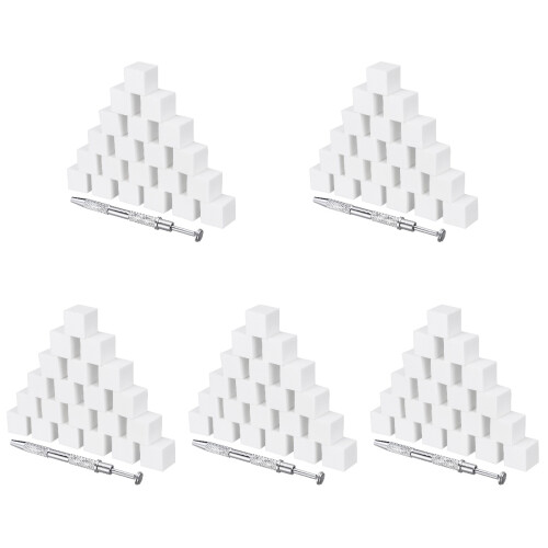 5Sets Nagelsponges Weiß Mit Robustem Greiftool Für Maniküre 1