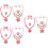 6Sets Kids Sieraden Set Vijfdelig Plastic Feestaccessoire 7