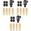 3Sets Saxofoon Trimmer Kit Met Reed Cutter En Cushions 4