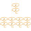 Gouden Snake Bangle Arm Cuff Sieraden Dames & 7