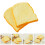 4St PU Broodversiering Geel Levensgetrouw Nep Toast Model 11