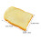 4St PU Broodversiering Geel Levensgetrouw Nep Toast Model 10
